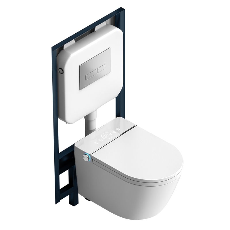 Dual Flush Wall Hung Toilet Set Elongated Wall Mounted Bidet Clearhalo 'Bathroom Remodel & Bathroom Fixtures' 'Bidets' 'Home Improvement' 'home_improvement' 'home_improvement_bidets' 'Toilets & Bidets' 1200x1200_bf0a7a3d-adc9-4690-89fa-fc940a5ee3b9