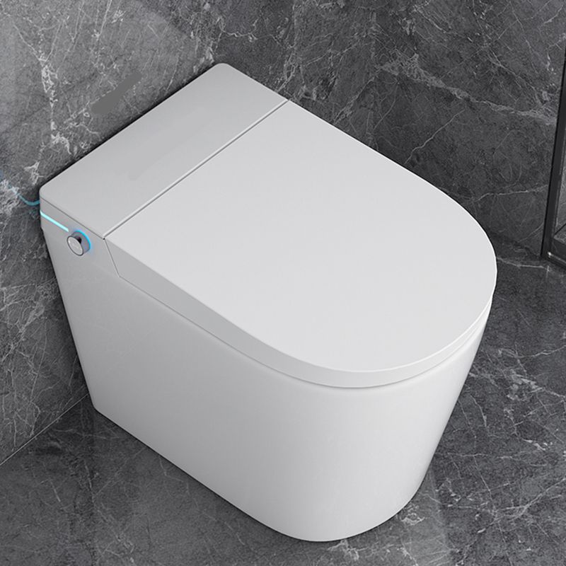 Elongated Smart Toilet White Floor Standing Bidet with Heated Seat and Tank Clearhalo 'Bathroom Remodel & Bathroom Fixtures' 'Bidets' 'Home Improvement' 'home_improvement' 'home_improvement_bidets' 'Toilets & Bidets' 1200x1200_bf24beca-b507-449d-a10d-8b115f3de52d