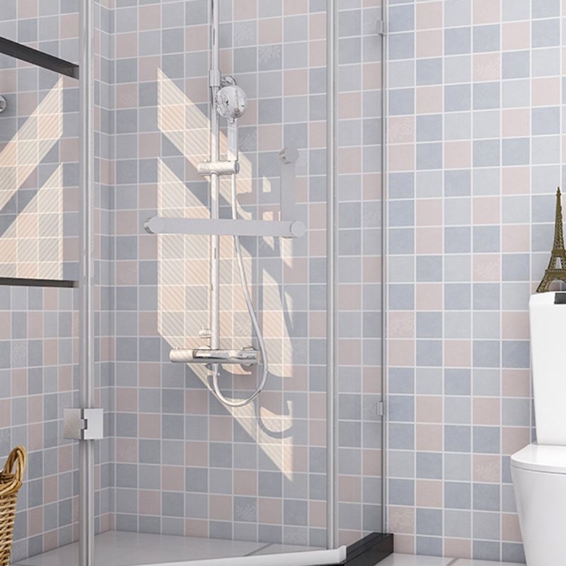 Modern Peel & Stick Tile Plastic Grid Peel/Stick Backsplash Tile for Shower Clearhalo 'Flooring 'Home Improvement' 'home_improvement' 'home_improvement_peel_stick_blacksplash' 'Peel & Stick Backsplash Tile' 'peel_stick_blacksplash' 'Walls & Ceilings' Walls and Ceiling' 1200x1200_bf29c0fd-c826-4a33-bf72-d8823692af70