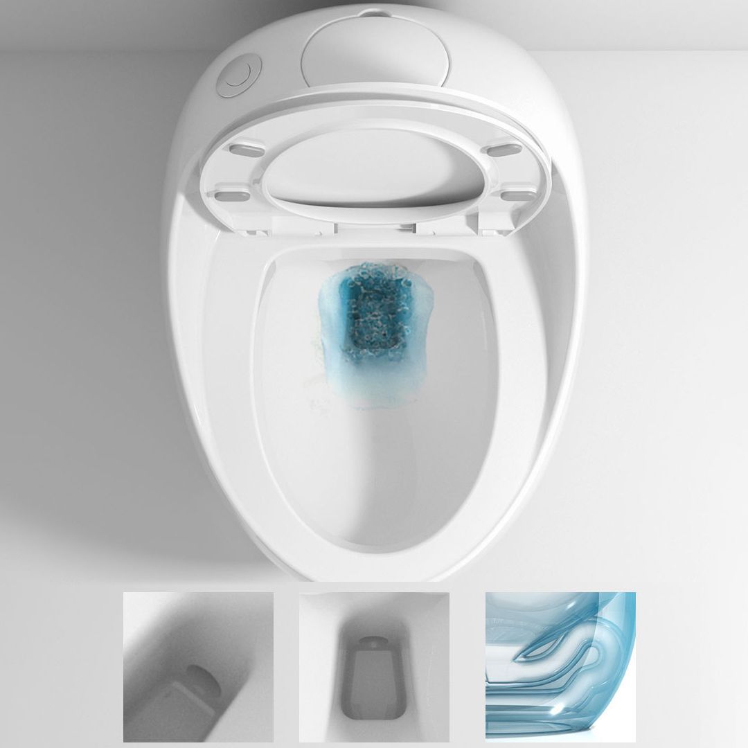 Modern Floor Mount Toilet Siphon Ceramic Flush Toilet with Seat for Bathroom Clearhalo 'Bathroom Remodel & Bathroom Fixtures' 'Home Improvement' 'home_improvement' 'home_improvement_toilets' 'Toilets & Bidets' 'Toilets' 1200x1200_bf36c612-c34a-4355-9d8e-d831b46b2fd9