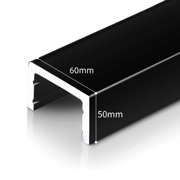 Single Sliding Frame Shower Bath Door Black Clear Shower Doors Clearhalo 'Bathroom Remodel & Bathroom Fixtures' 'Home Improvement' 'home_improvement' 'home_improvement_shower_tub_doors' 'Shower and Tub Doors' 'shower_tub_doors' 'Showers & Bathtubs' 1200x1200_bf420ca8-3d59-41b4-af74-e12a54e2724c