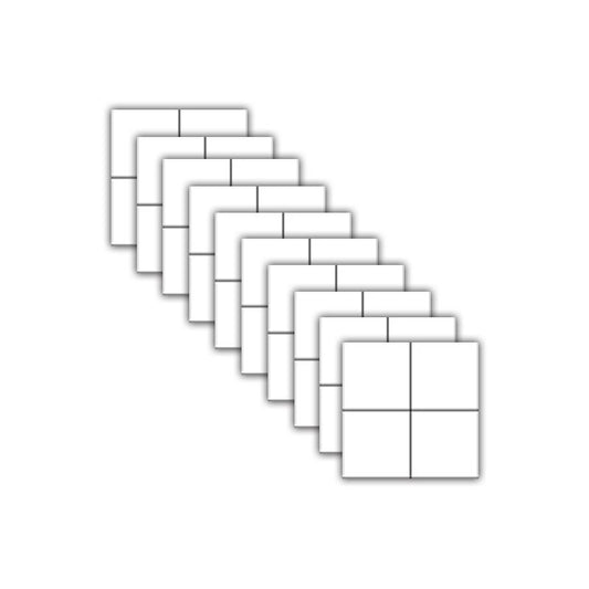 Modern Peel & Stick Mosaic Tile PVC Single Tile Square Peel and Stick Wall Tile Clearhalo 'Flooring 'Home Improvement' 'home_improvement' 'home_improvement_peel_stick_blacksplash' 'Peel & Stick Backsplash Tile' 'peel_stick_blacksplash' 'Walls & Ceilings' Walls and Ceiling' 1200x1200_bf472f88-b5a9-4b11-a994-843cc330f415