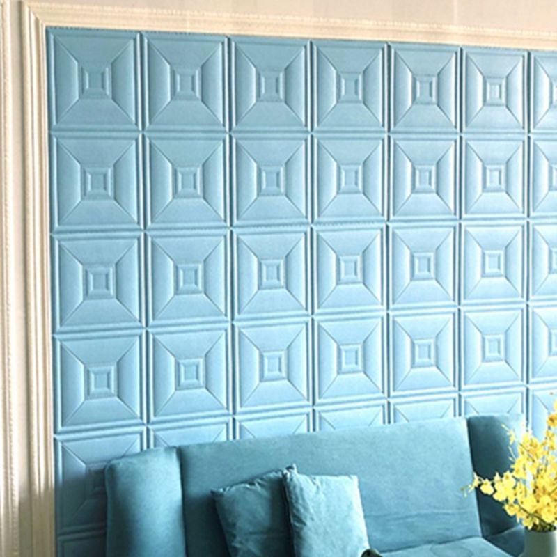 Glam Peel and Stick Wall Paneling in Foam with 3D Embossed Panel Clearhalo 'Flooring 'Home Improvement' 'home_improvement' 'home_improvement_wall_paneling' 'Wall Paneling' 'wall_paneling' 'Walls & Ceilings' Walls and Ceiling' 1200x1200_bf4b89b9-d8cd-4523-8690-95d604c647d3