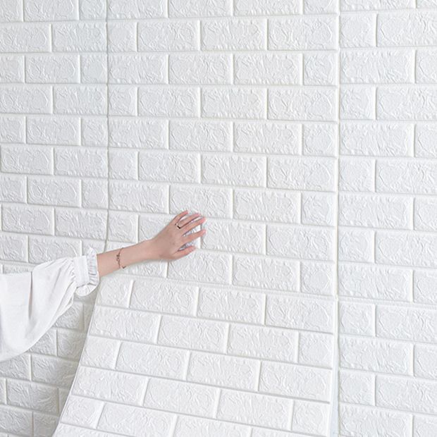 Industrial Pearl Wainscoting PVC Wall Access Panel Peel and Stick Wall Tile Clearhalo 'Flooring 'Home Improvement' 'home_improvement' 'home_improvement_wall_paneling' 'Wall Paneling' 'wall_paneling' 'Walls & Ceilings' Walls and Ceiling' 1200x1200_bf505190-531d-4e05-ab1f-67819d079f63