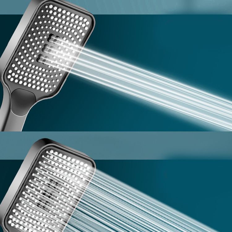 Rectangular Hand Shower Self-Cleaning Wall-Mount Hand Shower Clearhalo 'Bathroom Remodel & Bathroom Fixtures' 'Home Improvement' 'home_improvement' 'home_improvement_shower_heads' 'Shower Heads' 'shower_heads' 'Showers & Bathtubs Plumbing' 'Showers & Bathtubs' 1200x1200_bf59c3e6-6ff8-4228-8c7d-c1dcc11f7946