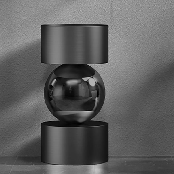 Contemporary Bathroom Sink with Pop-Up Drain Metal Round Pedestal Bathroom Sink Clearhalo 'Bathroom Remodel & Bathroom Fixtures' 'Bathroom Sinks & Faucet Components' 'Bathroom Sinks' 'bathroom_sink' 'Home Improvement' 'home_improvement' 'home_improvement_bathroom_sink' 1200x1200_bf5ce275-522c-4461-993e-ddda855fca6c