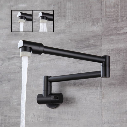 Modern Faucet 1-Handle and 1-Hole Single Level Low Pot Filler Kitchen Faucet Clearhalo 'Home Improvement' 'home_improvement' 'home_improvement_kitchen_faucets' 'Kitchen Faucets' 'Kitchen Remodel & Kitchen Fixtures' 'Kitchen Sinks & Faucet Components' 'kitchen_faucets' 1200x1200_bf66e090-3cc7-4eac-bf51-6bd491e0dff3