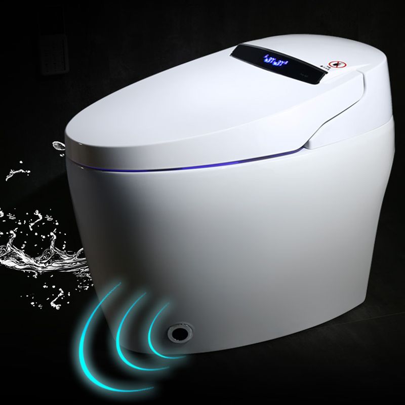 Contemporary Elongated Floor Standing Bidet Smart Bidet with Heated Seat Clearhalo 'Bathroom Remodel & Bathroom Fixtures' 'Bidets' 'Home Improvement' 'home_improvement' 'home_improvement_bidets' 'Toilets & Bidets' 1200x1200_bf6d0a7b-02c8-440e-987a-89bb00a908b0