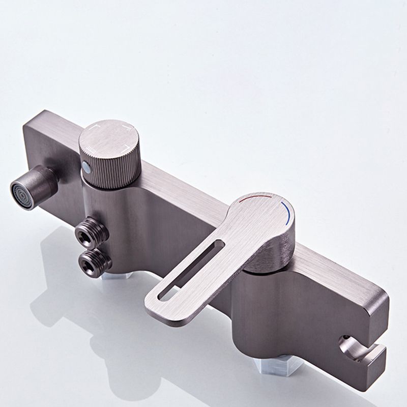 Modern Style Shower System Handle Lever Wall Mounted Spot Resist Shower System Clearhalo 'Bathroom Remodel & Bathroom Fixtures' 'Home Improvement' 'home_improvement' 'home_improvement_shower_faucets' 'Shower Faucets & Systems' 'shower_faucets' 'Showers & Bathtubs Plumbing' 'Showers & Bathtubs' 1200x1200_bf77b078-cc56-4ca2-9581-b2245ef4e9ae
