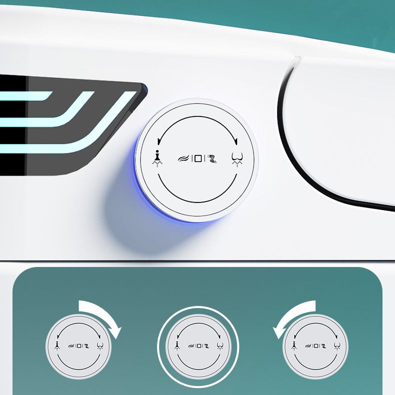 Modern Flush Toilet Concealed Tank One-Piece Toilet with Slow Close Seat Clearhalo 'Bathroom Remodel & Bathroom Fixtures' 'Home Improvement' 'home_improvement' 'home_improvement_toilets' 'Toilets & Bidets' 'Toilets' 1200x1200_bf8508ee-5be7-40a5-8bd5-5a15e0900bf1