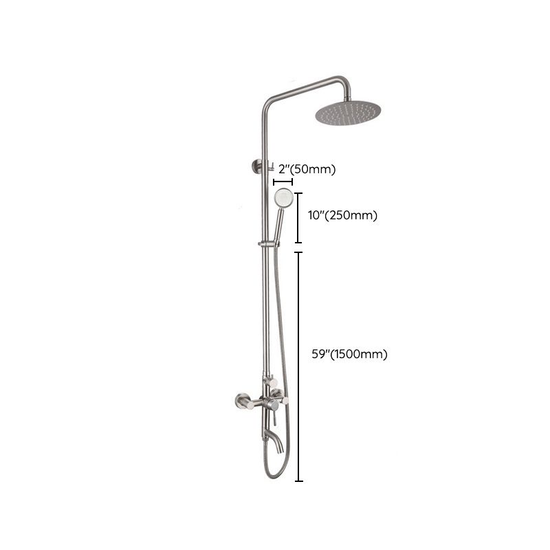 Modern Shower System Brass Temperature Control Handheld Shower Head Shower Set Clearhalo 'Bathroom Remodel & Bathroom Fixtures' 'Home Improvement' 'home_improvement' 'home_improvement_shower_faucets' 'Shower Faucets & Systems' 'shower_faucets' 'Showers & Bathtubs Plumbing' 'Showers & Bathtubs' 1200x1200_bf8d7a7c-37b9-4c0b-927f-ec126138ed58