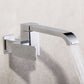 Contemporary Wall Mounted Bathroom Faucet Lever Handles Low Arc Rotatable Brass Faucet Clearhalo 'Bathroom Remodel & Bathroom Fixtures' 'Bathroom Sink Faucets' 'Bathroom Sinks & Faucet Components' 'bathroom_sink_faucets' 'Home Improvement' 'home_improvement' 'home_improvement_bathroom_sink_faucets' 1200x1200_bf9be417-f269-4f93-b359-9ac58728ad3b