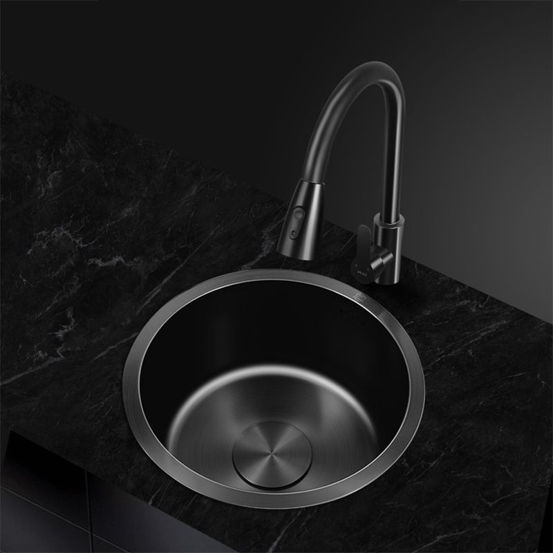 Classic Round Sink Stainless Steel Drop-In Friction Resistant Round Sink for Kitchen Clearhalo 'Home Improvement' 'home_improvement' 'home_improvement_kitchen_sinks' 'Kitchen Remodel & Kitchen Fixtures' 'Kitchen Sinks & Faucet Components' 'Kitchen Sinks' 'kitchen_sinks' 1200x1200_bfad05c4-9609-4d38-9cb6-5372f622baf7