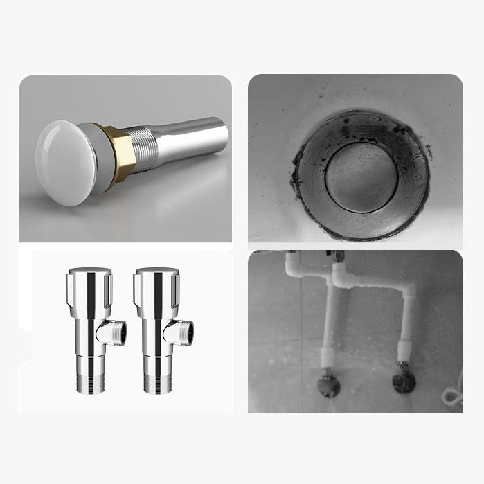 Modern Bathroom Sink Pop-Up Drain Porcelain Solid Color Oval-Shape Vessel Lavatory Sink Clearhalo 'Bathroom Remodel & Bathroom Fixtures' 'Bathroom Sinks & Faucet Components' 'Bathroom Sinks' 'bathroom_sink' 'Home Improvement' 'home_improvement' 'home_improvement_bathroom_sink' 1200x1200_bfb9f07d-5716-4bf1-8c32-cc4915129dba