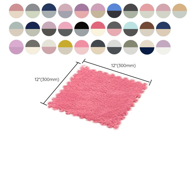 Modern Carpet Floor Tile Plush Cut Loose Lay Non-Skid Carpet Tile Clearhalo 'Carpet Tiles & Carpet Squares' 'carpet_tiles_carpet_squares' 'Flooring 'Home Improvement' 'home_improvement' 'home_improvement_carpet_tiles_carpet_squares' Walls and Ceiling' 1200x1200_bfb9f8cc-ed66-4835-8c79-c54441e33e09