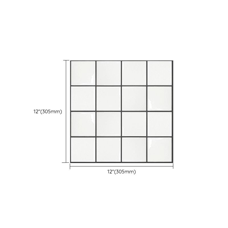Square Peel and Stick Wall Tile PVC Waterproof Mosaic Tile Wallpaper Clearhalo 'Flooring 'Home Improvement' 'home_improvement' 'home_improvement_peel_stick_blacksplash' 'Peel & Stick Backsplash Tile' 'peel_stick_blacksplash' 'Walls & Ceilings' Walls and Ceiling' 1200x1200_bfd0587c-b195-4a63-b318-81b2734fe0f6