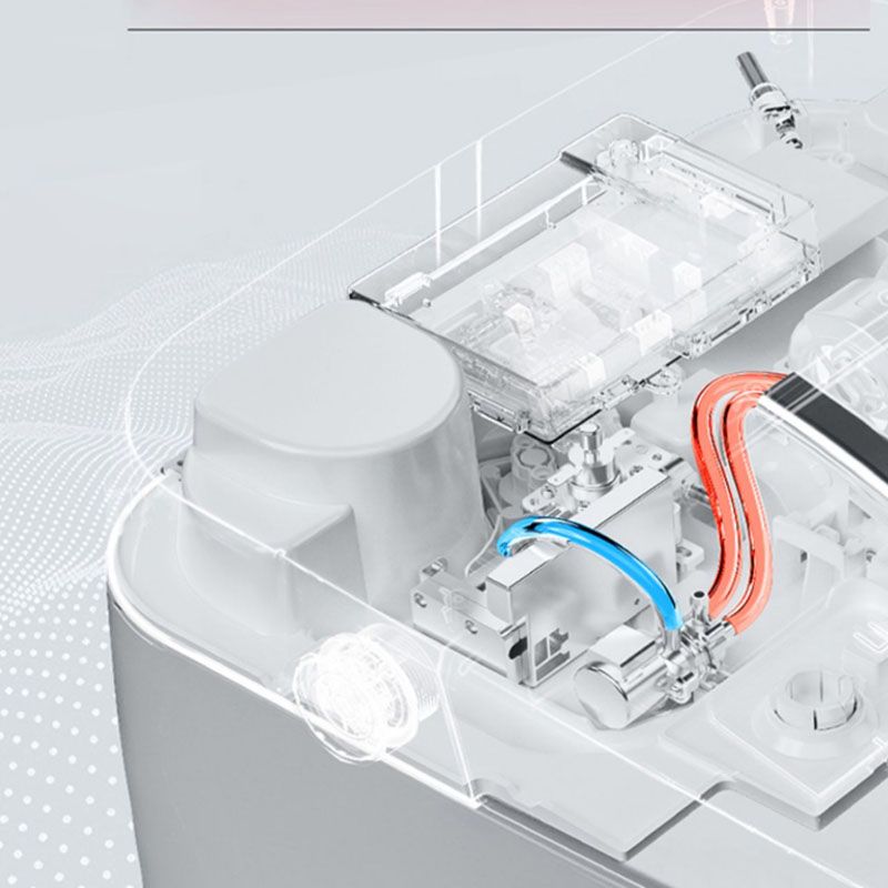 Contemporary Wall Mounted Bidet Heated Seat White Elongated Smart Bidet Clearhalo 'Bathroom Remodel & Bathroom Fixtures' 'Bidets' 'Home Improvement' 'home_improvement' 'home_improvement_bidets' 'Toilets & Bidets' 1200x1200_bfd1f880-5605-41f6-b059-4bf26a92acb3
