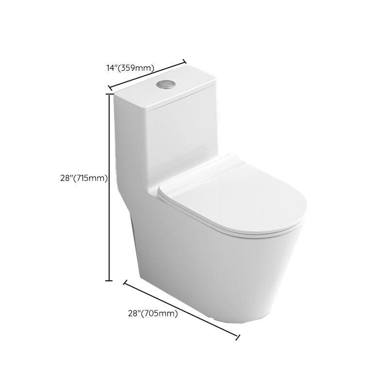 Modern Floor Mount Toilet Slow Close Seat Included Toilet Bowl for Bathroom Clearhalo 'Bathroom Remodel & Bathroom Fixtures' 'Home Improvement' 'home_improvement' 'home_improvement_toilets' 'Toilets & Bidets' 'Toilets' 1200x1200_bfd60134-65c6-4ab2-9823-c10fa91e7363