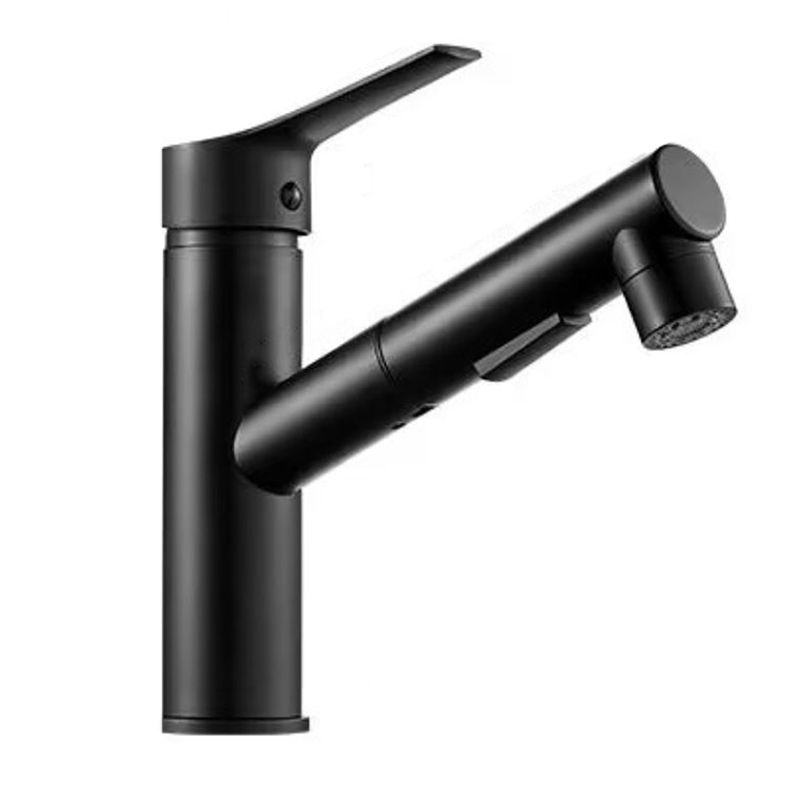 Bathroom Vessel Faucet Lever Handle 1 Hole Vessel Sink Faucet Clearhalo 'Bathroom Remodel & Bathroom Fixtures' 'Bathroom Sink Faucets' 'Bathroom Sinks & Faucet Components' 'bathroom_sink_faucets' 'Home Improvement' 'home_improvement' 'home_improvement_bathroom_sink_faucets' 1200x1200_bfed46e1-b792-4a0b-a71f-a7676fe9a067