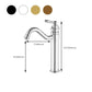 Lever Handle Basin Lavatory Faucet Farmhouse Circular Bathroom Faucet Clearhalo 'bathroom_sink_faucets' 'Conjunta de Baño y Conjunta de Grifo' 'Coronamiento de Baño y Dispositivo de Baño' 'Grifo del lavabo del baño' 'Hogar' 'home_improvement' 'home_improvement_bathroom_sink_faucets' 'Mejoras para el hogar' 1200x1200_bffcae2a-360f-41c5-a216-6351d49a7c2f