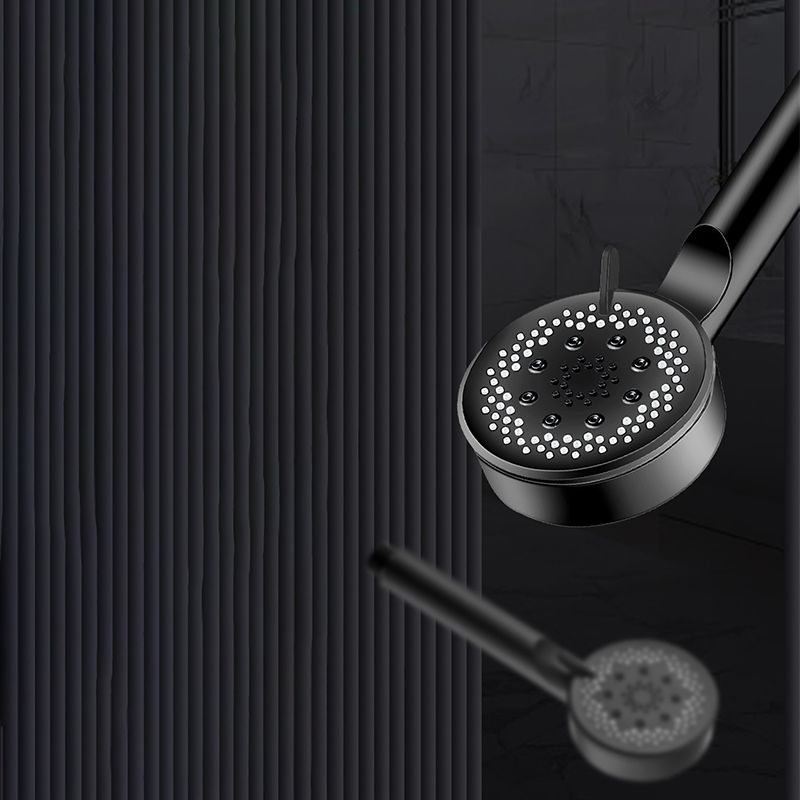 Classic Plastic Shower Head 5 Setting Round Handheld Shower Heads Clearhalo 'Bathroom Remodel & Bathroom Fixtures' 'Home Improvement' 'home_improvement' 'home_improvement_shower_heads' 'Shower Heads' 'shower_heads' 'Showers & Bathtubs Plumbing' 'Showers & Bathtubs' 1200x1200_c0095572-17a5-4699-ad10-e5d49e8f93d6