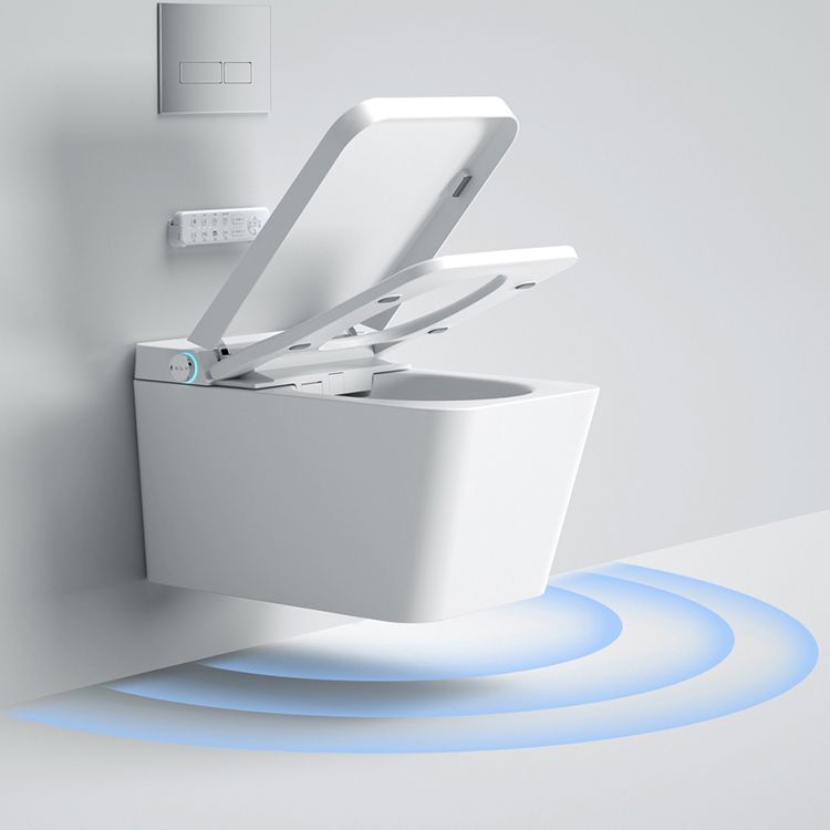 Dual Flush Wall Hung Toilet Set Contemporary Stain Resistant Wall Mounted Bidet Clearhalo 'Bathroom Remodel & Bathroom Fixtures' 'Bidets' 'Home Improvement' 'home_improvement' 'home_improvement_bidets' 'Toilets & Bidets' 1200x1200_c010dc0b-58ee-441f-ae87-5533663cc0e7