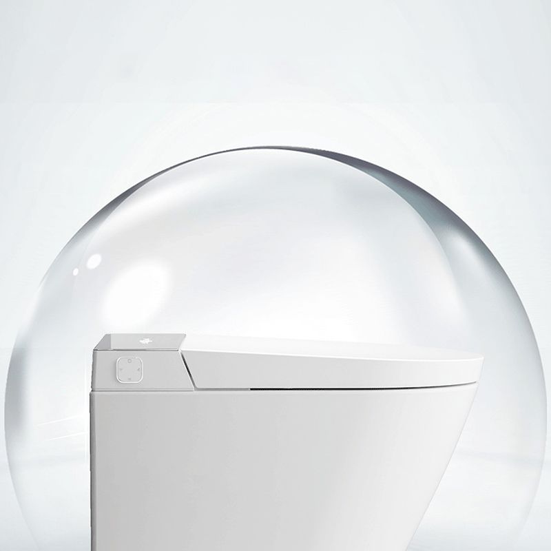 Modern Wall Hung Toilet Bowl Polished Finish Toilet with Heated Seat Clearhalo 'Bathroom Remodel & Bathroom Fixtures' 'Home Improvement' 'home_improvement' 'home_improvement_toilets' 'Toilets & Bidets' 'Toilets' 1200x1200_c05787cd-b497-4f31-96b4-4f818b4653f1