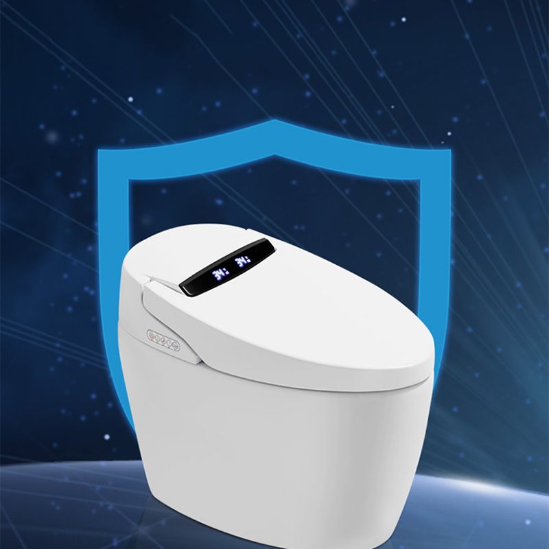 White Heated Seat Bidet Floor Standing Bidet Smart Toilet with Quiet-Close Clearhalo 'Bathroom Remodel & Bathroom Fixtures' 'Bidets' 'Home Improvement' 'home_improvement' 'home_improvement_bidets' 'Toilets & Bidets' 1200x1200_c0607926-456f-489f-94ed-246e36214e31