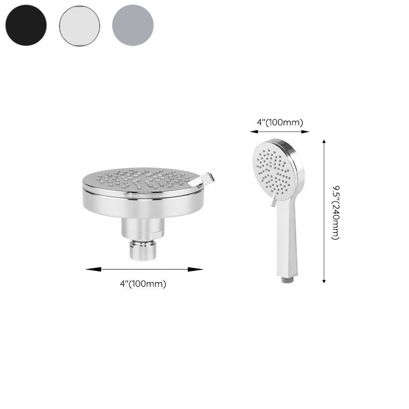 Bathroom Shower Head Standard Round Hand Shower Rain Fall Bathroom Shower Head Clearhalo 'Bathroom Remodel & Bathroom Fixtures' 'Home Improvement' 'home_improvement' 'home_improvement_shower_heads' 'Shower Heads' 'shower_heads' 'Showers & Bathtubs Plumbing' 'Showers & Bathtubs' 1200x1200_c0687212-e942-405c-9e86-6d214f236322