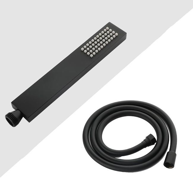 Modern Bathroom Faucet Solid Color Wall Mounted Faucet with Handheld Shower Head Clearhalo 'Bathroom Remodel & Bathroom Fixtures' 'Bathtub Faucets' 'bathtub_faucets' 'Home Improvement' 'home_improvement' 'home_improvement_bathtub_faucets' 1200x1200_c0755341-f5b9-4f45-968d-c5ca33176539