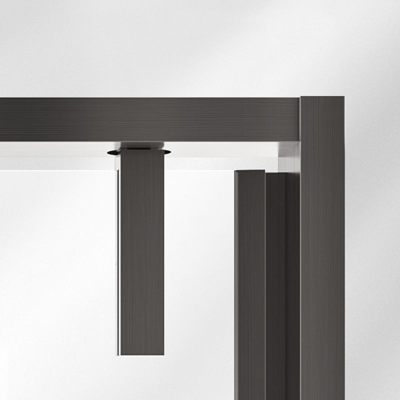 Single Sliding Semi Frameless Shower Door, Tempered Glass Shower Screen Clearhalo 'Bathroom Remodel & Bathroom Fixtures' 'Home Improvement' 'home_improvement' 'home_improvement_shower_tub_doors' 'Shower and Tub Doors' 'shower_tub_doors' 'Showers & Bathtubs' 1200x1200_c07dbb7f-75b0-43b3-a0a9-00b7fff930e8