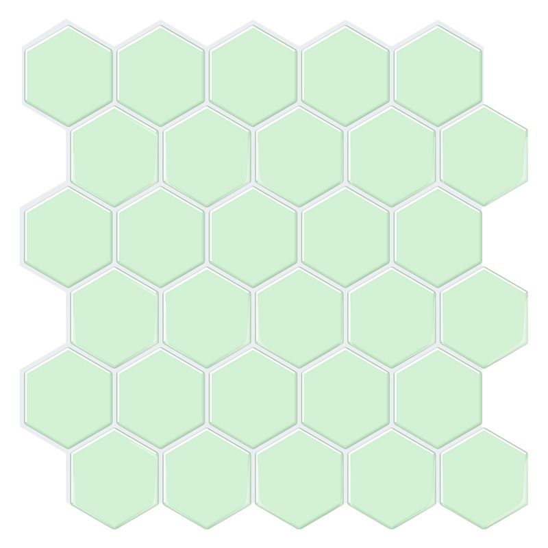Peel and Stick Wall Tile Water Resistant Hexagonal PVC Peel and Stick Wall Tile Clearhalo 'Flooring 'Home Improvement' 'home_improvement' 'home_improvement_peel_stick_blacksplash' 'Peel & Stick Backsplash Tile' 'peel_stick_blacksplash' 'Walls & Ceilings' Walls and Ceiling' 1200x1200_c0a18fc5-0ba5-4ea5-bab2-6439d824d167