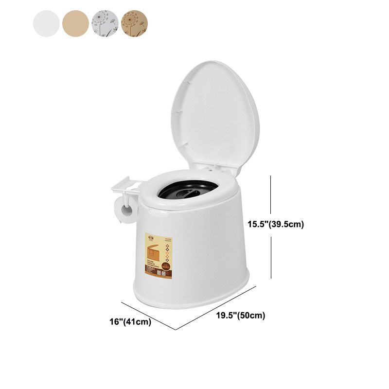 Modern Plastic Toilet Floor Mounted Toilet Bowl with Seat for Washroom Clearhalo 'Bathroom Remodel & Bathroom Fixtures' 'Home Improvement' 'home_improvement' 'home_improvement_toilets' 'Toilets & Bidets' 'Toilets' 1200x1200_c0bab2b8-4670-4a05-80d8-73f4b810801e