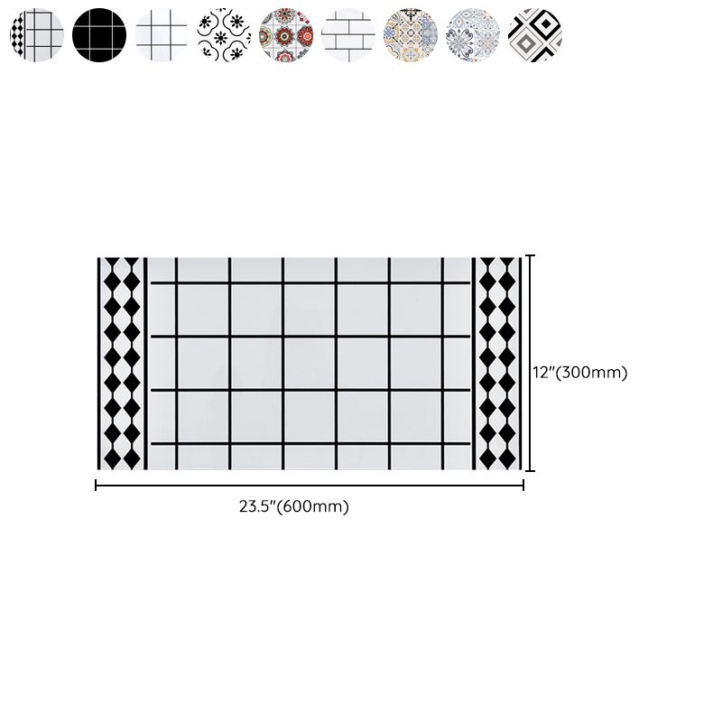 Fashionable Mosaic Tile Waterproof Peel and Stick Backsplash Tile Clearhalo 'Flooring 'Home Improvement' 'home_improvement' 'home_improvement_peel_stick_blacksplash' 'Peel & Stick Backsplash Tile' 'peel_stick_blacksplash' 'Walls & Ceilings' Walls and Ceiling' 1200x1200_c0e49fd1-070a-45a9-a7c6-6d8ed57acaeb