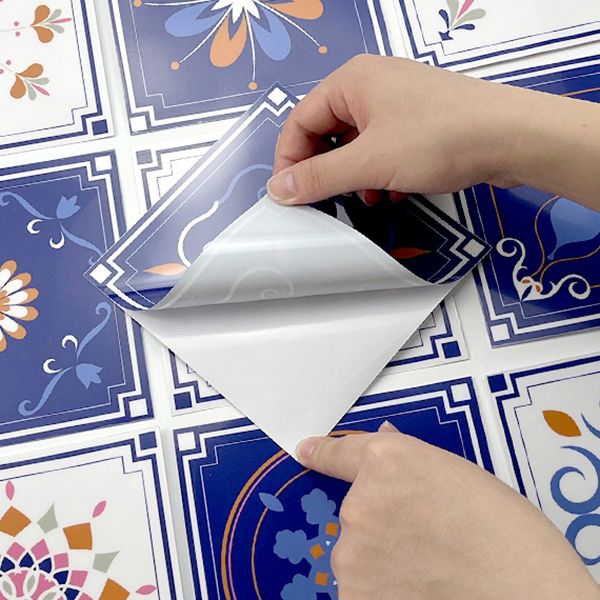 Square Peel & Stick Mosaic Tile PVC Waterproof Mosaic Tile Wallpaper Clearhalo 'Flooring 'Home Improvement' 'home_improvement' 'home_improvement_peel_stick_blacksplash' 'Peel & Stick Backsplash Tile' 'peel_stick_blacksplash' 'Walls & Ceilings' Walls and Ceiling' 1200x1200_c0ee0448-bc3b-4ee4-8140-1bacd8dcd52f