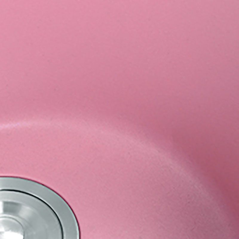 Quartz Kitchen Bar Sink Modern Pink Single Bowl Kitchen Bar Sink Clearhalo 'Home Improvement' 'home_improvement' 'home_improvement_kitchen_sinks' 'Kitchen Remodel & Kitchen Fixtures' 'Kitchen Sinks & Faucet Components' 'Kitchen Sinks' 'kitchen_sinks' 1200x1200_c0ee4105-2fef-43ad-b6c2-5ae948ce6145