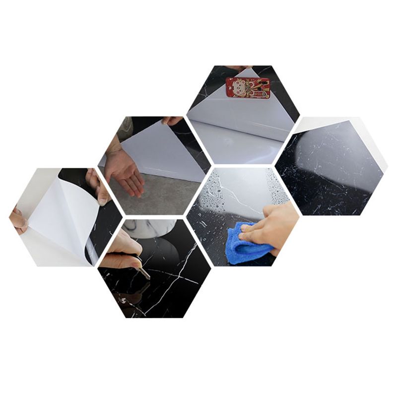 Peel and Stick Vinyl Flooring Marble Look Vinyl Flooring with Square Edge Clearhalo 'Flooring 'Home Improvement' 'home_improvement' 'home_improvement_vinyl_flooring' 'Vinyl Flooring' 'vinyl_flooring' Walls and Ceiling' 1200x1200_c1070359-3494-44c1-ab4a-27eca50516f3