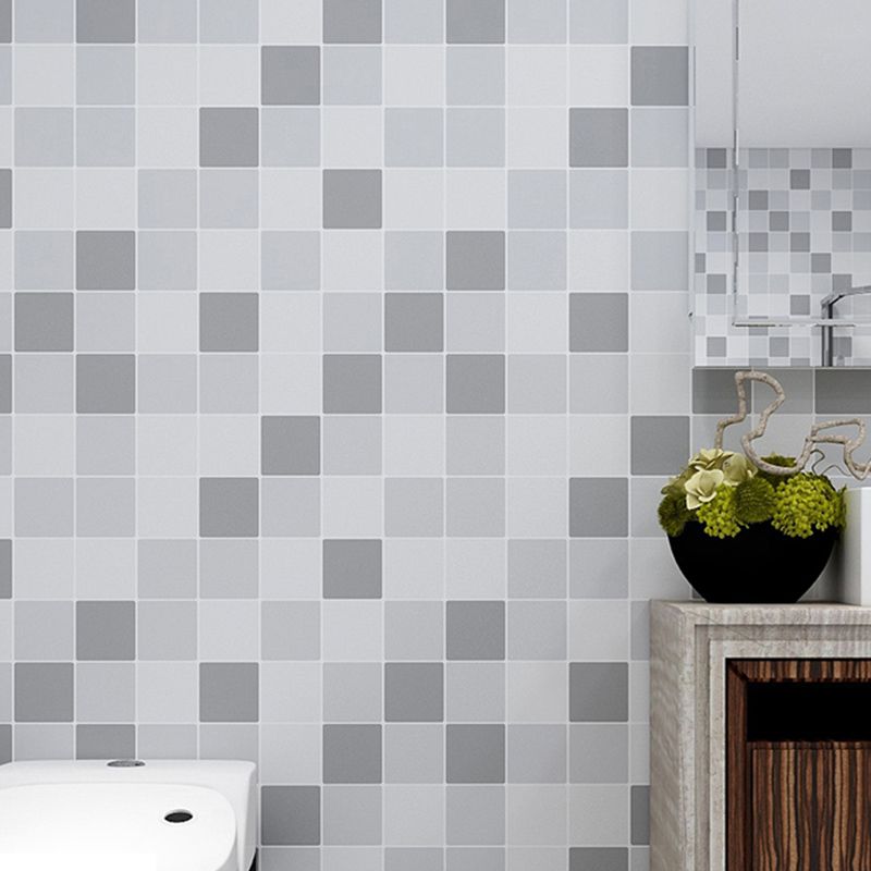 Grid Mosaic Peel & Stick Tile Water-resistant Wallpaper for Backsplash Wall Clearhalo 'Flooring 'Home Improvement' 'home_improvement' 'home_improvement_peel_stick_blacksplash' 'Peel & Stick Backsplash Tile' 'peel_stick_blacksplash' 'Walls & Ceilings' Walls and Ceiling' 1200x1200_c115531c-aeda-4abf-b123-da7d0ac4884c