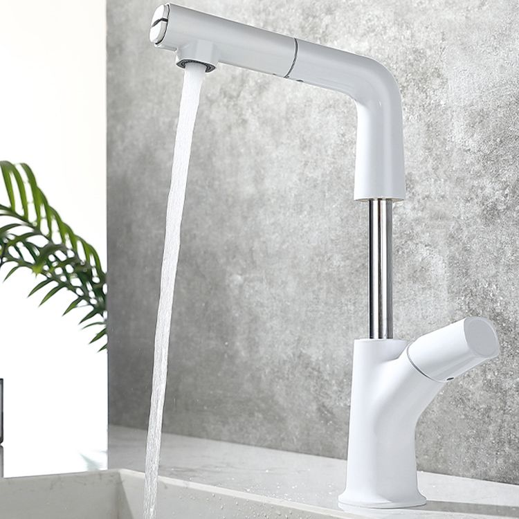 Modern Style Kitchen Faucet Copper Knob Handle Pull Down Kitchen Faucet Clearhalo 'Home Improvement' 'home_improvement' 'home_improvement_kitchen_faucets' 'Kitchen Faucets' 'Kitchen Remodel & Kitchen Fixtures' 'Kitchen Sinks & Faucet Components' 'kitchen_faucets' 1200x1200_c12e6f3f-f145-4351-8702-805b49cb4e84