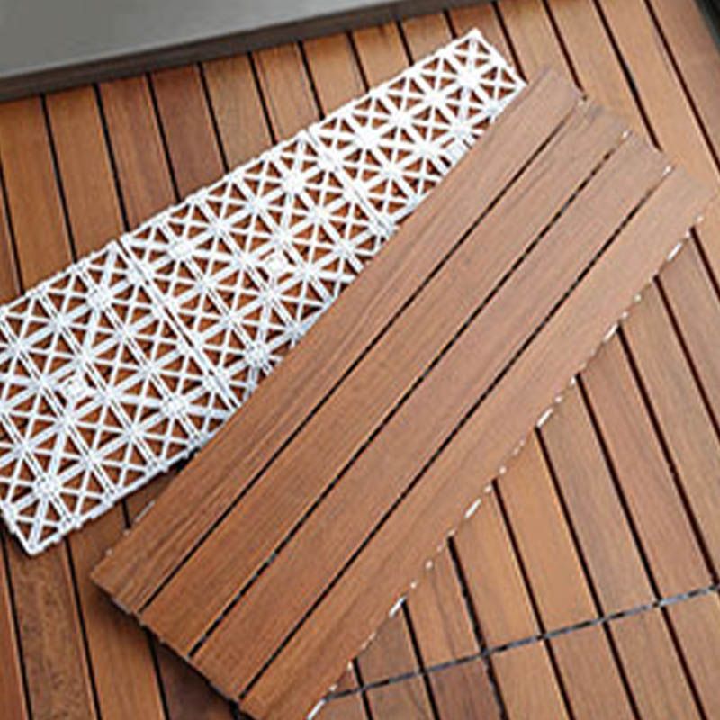 Solid Wood Patio Flooring Tiles Interlocking Deck Plank for Indoor and Outdoor Clearhalo 'Home Improvement' 'home_improvement' 'home_improvement_outdoor_deck_tiles_planks' 'Outdoor Deck Tiles & Planks' 'Outdoor Flooring & Tile' 'Outdoor Remodel' 'outdoor_deck_tiles_planks' 1200x1200_c15a6854-227f-4d26-9488-9fb155b88818