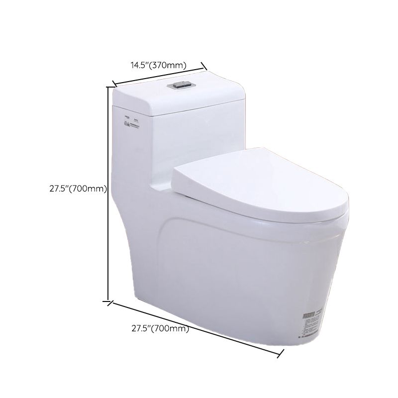 Modern White Flush Toilet Floor Mounted Toilet Bowl for Bathroom Clearhalo 'Bathroom Remodel & Bathroom Fixtures' 'Home Improvement' 'home_improvement' 'home_improvement_toilets' 'Toilets & Bidets' 'Toilets' 1200x1200_c15fc3ec-f571-4c24-84e1-39bc85020c93