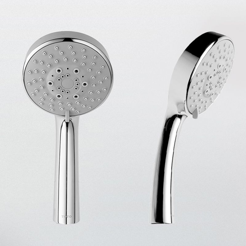 Contemporary Shower Head Round Handheld Shower Head in Bathroom Clearhalo 'Bathroom Remodel & Bathroom Fixtures' 'Home Improvement' 'home_improvement' 'home_improvement_shower_heads' 'Shower Heads' 'shower_heads' 'Showers & Bathtubs Plumbing' 'Showers & Bathtubs' 1200x1200_c1716358-3d72-4534-a6cd-5fcf740b864a