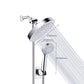 Contemporary Style Shower Head Metal Bathroom Shower Head with Hose Clearhalo 'Bathroom Remodel & Bathroom Fixtures' 'Home Improvement' 'home_improvement' 'home_improvement_shower_heads' 'Shower Heads' 'shower_heads' 'Showers & Bathtubs Plumbing' 'Showers & Bathtubs' 1200x1200_c172ac84-a5b8-45c3-918e-b1a6147d0b73