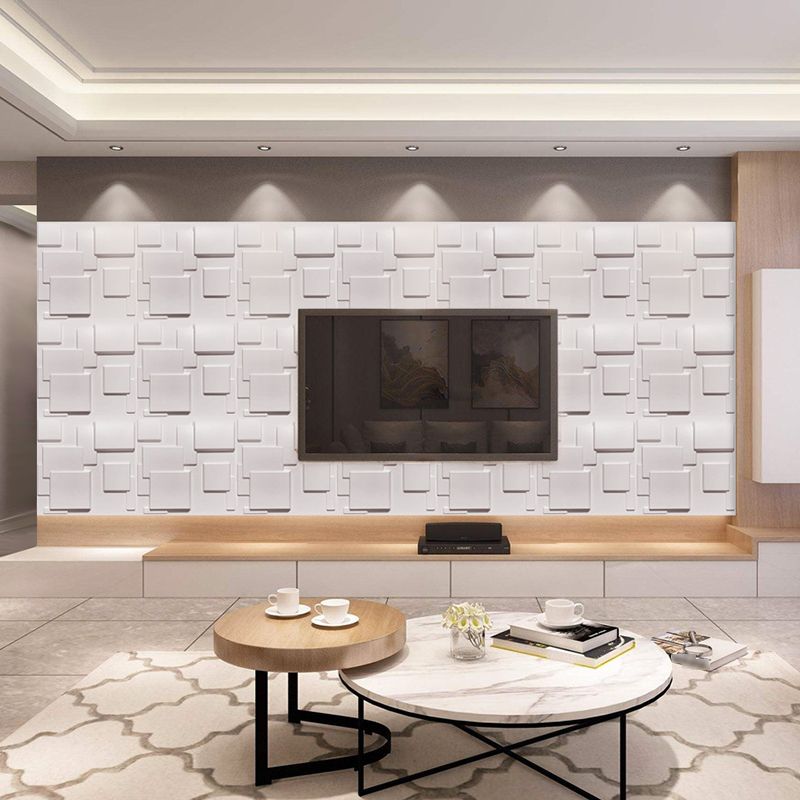 Mosaic Wall Panel Glue Down Waterproof PVC Indoor Wall Panel Clearhalo 'Flooring 'Home Improvement' 'home_improvement' 'home_improvement_wall_paneling' 'Wall Paneling' 'wall_paneling' 'Walls & Ceilings' Walls and Ceiling' 1200x1200_c17606ad-b4fa-48d7-85aa-67146455885e