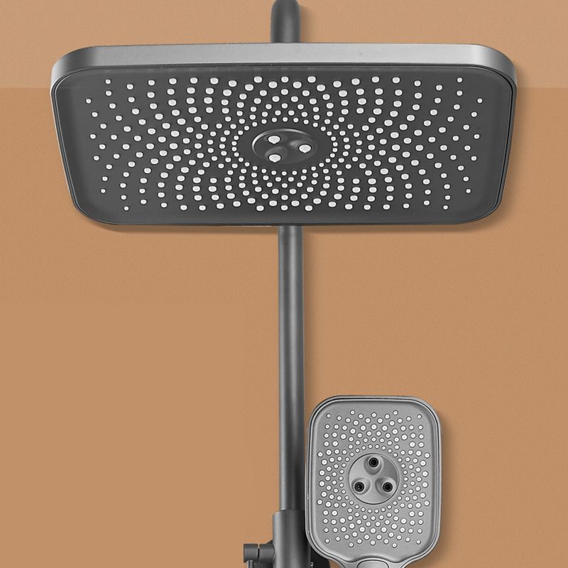 Modern Shower Set Adjustable Shower Head Slide Bar Wall Mounted Shower System Clearhalo 'Bathroom Remodel & Bathroom Fixtures' 'Home Improvement' 'home_improvement' 'home_improvement_shower_faucets' 'Shower Faucets & Systems' 'shower_faucets' 'Showers & Bathtubs Plumbing' 'Showers & Bathtubs' 1200x1200_c1986b33-18ec-4617-b4e1-170499d14158