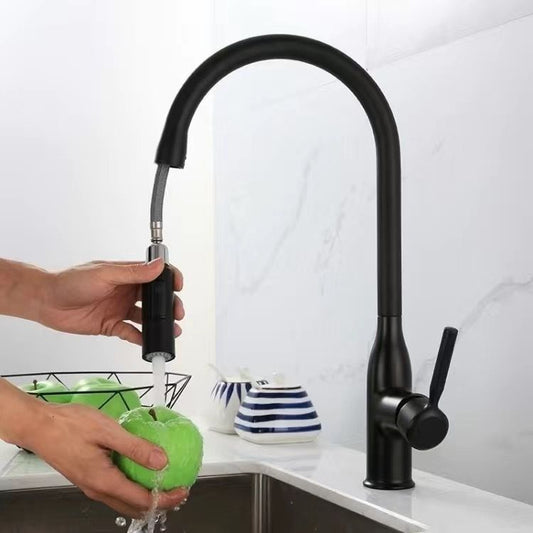 Modern Pull down Water Filler One Handle High Arch Kitchen Faucet Clearhalo 'Home Improvement' 'home_improvement' 'home_improvement_kitchen_faucets' 'Kitchen Faucets' 'Kitchen Remodel & Kitchen Fixtures' 'Kitchen Sinks & Faucet Components' 'kitchen_faucets' 1200x1200_c1aa499e-85b1-4d65-a171-9810b5775036