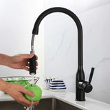 Modern Pull down Water Filler One Handle High Arch Kitchen Faucet Clearhalo 'Home Improvement' 'home_improvement' 'home_improvement_kitchen_faucets' 'Kitchen Faucets' 'Kitchen Remodel & Kitchen Fixtures' 'Kitchen Sinks & Faucet Components' 'kitchen_faucets' 1200x1200_c1aa499e-85b1-4d65-a171-9810b5775036
