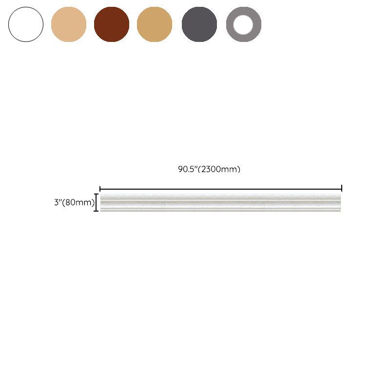 Modern Pearl Wainscoting PVC Baseboard Access Panel Peel and Stick Wall Baseboard Clearhalo 'Flooring 'Home Improvement' 'home_improvement' 'home_improvement_wall_paneling' 'Wall Paneling' 'wall_paneling' 'Walls & Ceilings' Walls and Ceiling' 1200x1200_c1f38794-9f57-40c8-8a27-1d98e79f3907