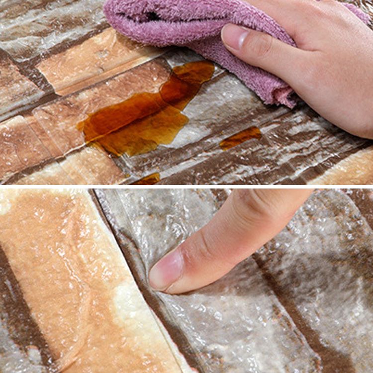 Farmhouse Wall Plank 3D Brick Bathroom Living Room Wall Panels Set of 2 Clearhalo 'Flooring 'Home Improvement' 'home_improvement' 'home_improvement_wall_paneling' 'Wall Paneling' 'wall_paneling' 'Walls & Ceilings' Walls and Ceiling' 1200x1200_c1fae230-c801-439a-b998-640f5eac9b20