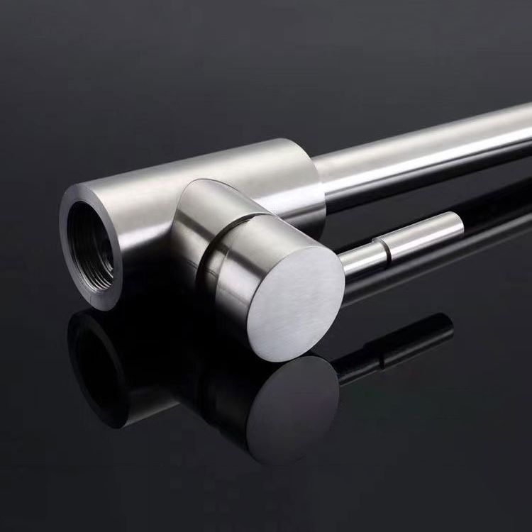 Modern 1-Handle Faucets Touchless Stainless Steel Standard Kitchen Faucets Clearhalo 'Home Improvement' 'home_improvement' 'home_improvement_kitchen_faucets' 'Kitchen Faucets' 'Kitchen Remodel & Kitchen Fixtures' 'Kitchen Sinks & Faucet Components' 'kitchen_faucets' 1200x1200_c1ff5093-1cdb-4058-a010-843305c72523